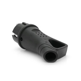Вилка з заземленням, 16A 250V, IP44 0003, Black Q16