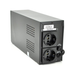 ДБЖ Ritar E-RTM500 (300W) ELF-D, LCD, AVR, 2st, 2xSCHUKO socket, 1x12V7Ah, metal Case. Q4 (370*130*210) 4.8 кг (310*85*140)