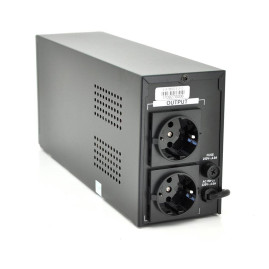 ДБЖ Ritar E-RTM800 (480W) ELF-D, LCD, AVR, 2st, 2xSCHUKO socket, 1x12V9Ah, metal Case. Q4 (370*130*210)5,8кг (310*85*140)