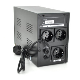 ДБЖ Ritar E-RTM1200 (720W) ELF-D, LCD, AVR, 3st, 3xSCHUKO socket, 2x12V7Ah, metal Case. Q2 (405*195*285)10.2 кг (340*120*190)