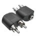 Спліттер Jack 3.5 (мама) / 2 RCA (тато), Техпакет, Q300