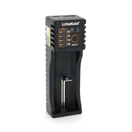 ЗУ універсальне Liitokala Lii-100, 1 канал, LED дисплей, USB, підтримує Li-ion, Ni-MH та Ni-Cd AA (R6), ААA (R03), AAAA, С (R14)