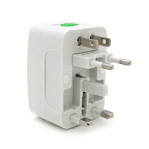 Перехідник на американка\євророзетка Z4 3 in 1, BOX
