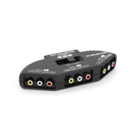 Конвертер 3 x 3RCA / 1x3RCA з перемикачем