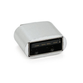 Перехідник USB2.0(AF) OTG => microUSB(M), Silver, Пакет