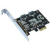 Контролер PCI-E=>SATA 3.0, ASM1061, 6Gb/s, 2 порти внутрішніх, BOX