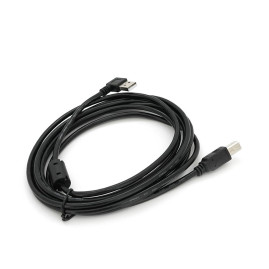 Кабель USB 2.0 RITAR AM/BM, 3.0m, кутовий 90°, чорний