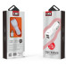 Набір 2 в 1 АЗУ With Iphone Cable DC12-24V MY-112, 2 x USB, 5V / 12W, Output: 5V / 2.4A, White, Box, Q25