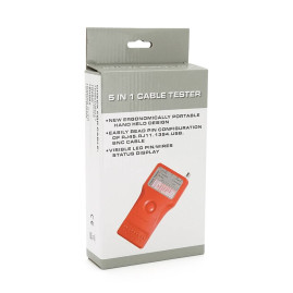 Кабельний тестер Merlionмультифункціональний 5 в 1 RJ-11 / RJ-45 / BNC / USB /1394