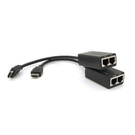 Подовжувач HDMI сигналу пасивний через 2 виті пари 2 CAT-5e/CAT-6e до 30m, ціна за пару
