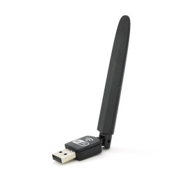 Бездротовий мережевий адаптер з антеною 10см Wi-Fi-USB LV-UW10SRK -2DB 8188, 802.11bgn, 150MB, 2.4 GHz, WIN7 /XP/Vista/2K/MAC/LINUX