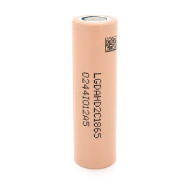 Акумулятор 18650 Li-Ion LG LGDAHD2C1865, 2100mAh, 25A, 4.2 / 3.7 / 2.5V, BEIGE, PVC BOX, 2 шт. в упаковці, ціна за 1 шт