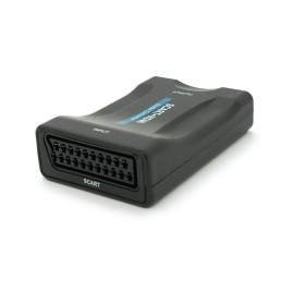Конвертер SCART (мама) на HDMI(мама), 5V/2A, Black, Box, Q250