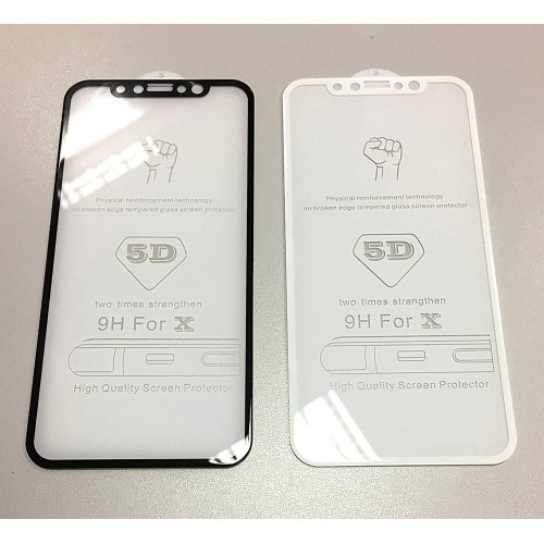 Стекло защитное 5D iPhone X