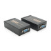 Активний подовжувач VGA 100m по кручений парі через RJ-45, Black, BOX