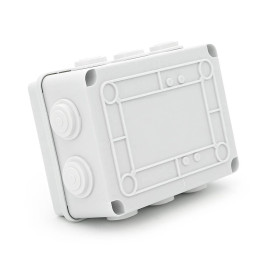 Коробка розподільна зовнішня YOSO 150x110x70 IP65 колір білий, 10 отворів, соски в комплекті, BOX, Q100