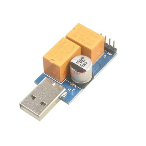 USB WatchDog сторожовий таймер два реле на перезавантаження / включення + кабель червоно-синій
