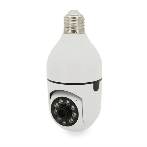 4Мп Wi-Fi відеокамера вулична-внутрішня SD/картка PiPo PP-IPC30D2MP15 PTZ 2.8mm під цоколь Е27 ICSee