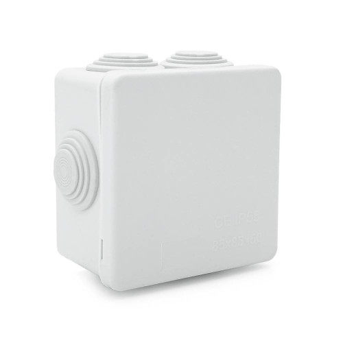 Коробка розподільна зовнішня YOSO Т40 85х85х50 IP55 колір білий(85*85*50), Q200