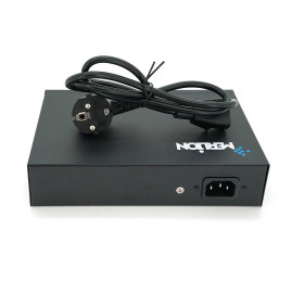 POE комутатор Merlion 8 POE 10/100 + 2 RJ45 10/100/1000 + вбудований блок живлення 52V 2.3A