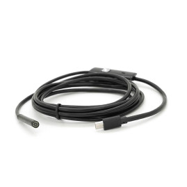 Універсальний ендоскоп 3в1 (USB/MicroUSB/Type-C) для смартфона/ПК, камера 5.5мм, м'який кабель 2м, з LED-підсвічуванням, IP67