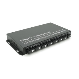 Комутатор UPLINK UFS CK-880IS8F2E Fiber Switch 8Fiber 100Mbps + 2 1000M RJ45 ports, корпус метал, БП в комплекті