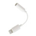Перехідник Kin Lighting(M) => Jack 3.5mm(F), 5см, White