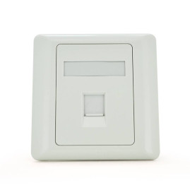 Рамка 86х86 під 1 модуль Keystone Jack RJ-45 кат.5E UTP, 1-port Q100