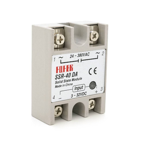 Твердотільні реле FQFER SSR-40DA 40А 24-380VAC