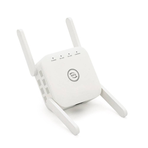 Підсилювач WiFi сигналу з 4-ма вбудованими антенами LV-AC24, живлення 220V, 4X300Mbps, IEEE 802.11b/g/n/ac, 2.4-5GHz, MTK7628KN, BOX