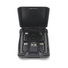 Кабель KSC-325 KUHE 3 in 1 Micro / Iphone / Type-C, 3A, довжина 1м, Black, BOX