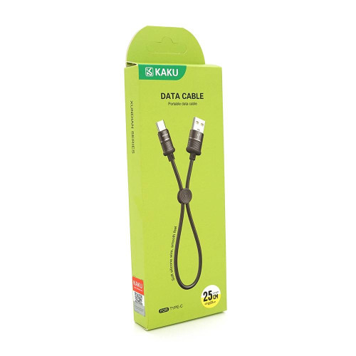 Кабель iKAKU KSC-351 XUNDIAN series for iphone, Black, довжина 0,25м, 5А, BOX
