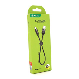 Кабель iKAKU KSC-351 XUNDIAN series for micro, Black, довжина 0,25м, 5А, BOX