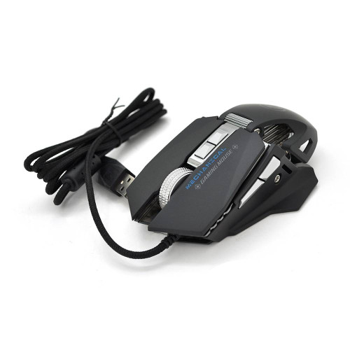 Миша дротова iMICE T96, 7 кнопок, 1000/1600/2400/3200/4800/7200DPI, Led Lighting, 1,8м, Windows xp/Vista/Win7/8/10 Mac OS X, Black, COLOR BOX, Q40