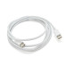 Кабель VEGGIEG TC-406, Type-C(Male)to Type-C(Male) PD cable , White, длина 1,5м, Box