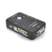 2-портовий KVM свіч VEGGIEG K201, перемикач USB, Grey, Blister-Box