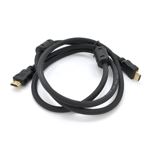 Кабель Premium Ritar PL-HD348 HDMI-HDMI Ultra HD 4K,1080P, 2.0m, v1,4, OD-7.3mm, з фільтром, круглий Black, коннектор Gold, Box, Q120