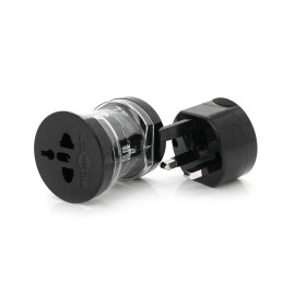 Перехідник на американка\євророзетка 4 in 1, Black, BOX
