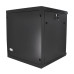 Шафа Merlion 27U, 600*450*1303mm (Ш*Г*В)мм загартоване скло, чорна, сталь 1,2мм із замком (в розібраному вигляді!!!)