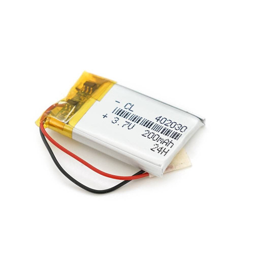 Літій-полімерний акумулятор 4*20*30mm (Li-ion 3.7В 200мА·год)
