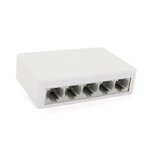 Комутатор JY 5005S 5 портів Ethernet 10/100 Мбіт/сек. DC 5 . Блок живлення 5V у комплекті