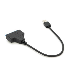 Кабель Usb 3.0 AM to SATA black 0.1m для HDD/SSD дисків