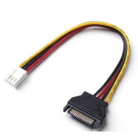Перехідник живлення SATA=>4pin(малий), 0.2m, Пакет