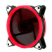 Кулер корпусний 12025 DC sleeve fan 4pin - 120 * 120 * 25мм, 12V, 1100об / хв, Red, двосторонній