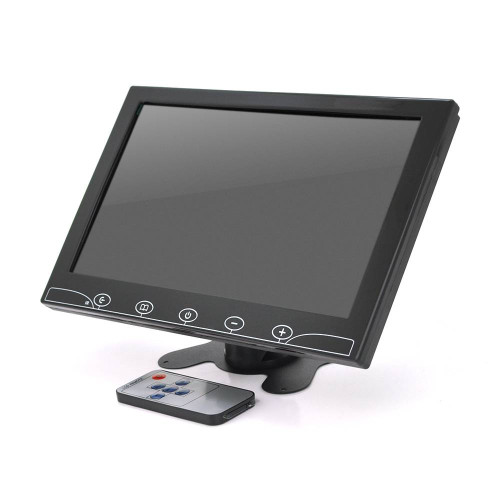 Монітор для відеоспостереження 10.1 ", AV + VGA + HDMI + RCAроз'єми, 1024 * 600ips, 12-24V, BOX