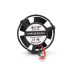 Кулер корпусний JLN2710, 27x27x10mm, 9V/0.08A/0.7W, 2-pin, під пайку, Black, OEM
