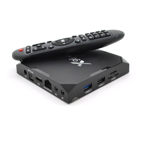Медіа приставка X96-Max Plus6 4 / 32G Smart TV Box (Android 9.0, ОЗУ 4 Гб, 32Гб вбудованої пам'яті, 4-х ядерний процесор Amlogic 905(2,0 ГГц)