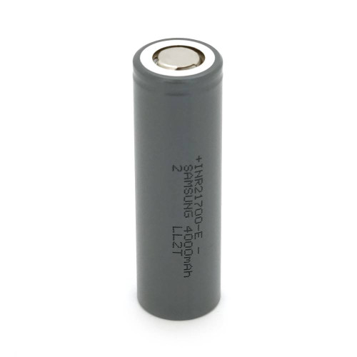 Акумулятор 21700 Li-Ion Samsung (For Tesla) INR21700E, 4000mAh-5C, 4.2/3.7/2.5V, Gray, 2 шт. в упаковці, ціна за 1 шт