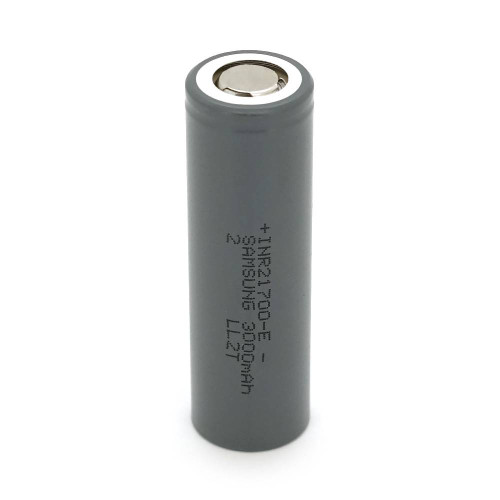 Акумулятор 21700 Li-Ion Samsung (For Tesla) INR21700E, 3000mAh-5C, 4.2/3.7/2.5V, Gray, 2 шт. в упаковці, ціна за 1 шт