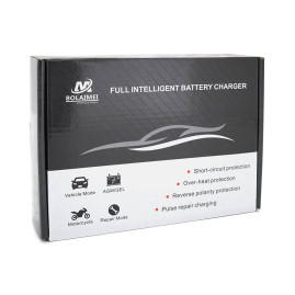 Автоматичне ЗУ для акумулятора 6V/12V, BLM-B02,100-240V, 1,5A, LCD, клеми(AGM/GEL/Lead)